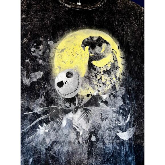 Nightmare Before Christmas Jack Skellington Disney Parks T Shirt Black Sz Small - Picture 3 of 5